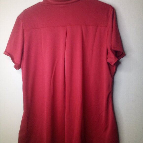 Adidas Polo Shirt BMW Charity Pro-Am Women 2XL Short Sleeve Red - Picture 3 of 16